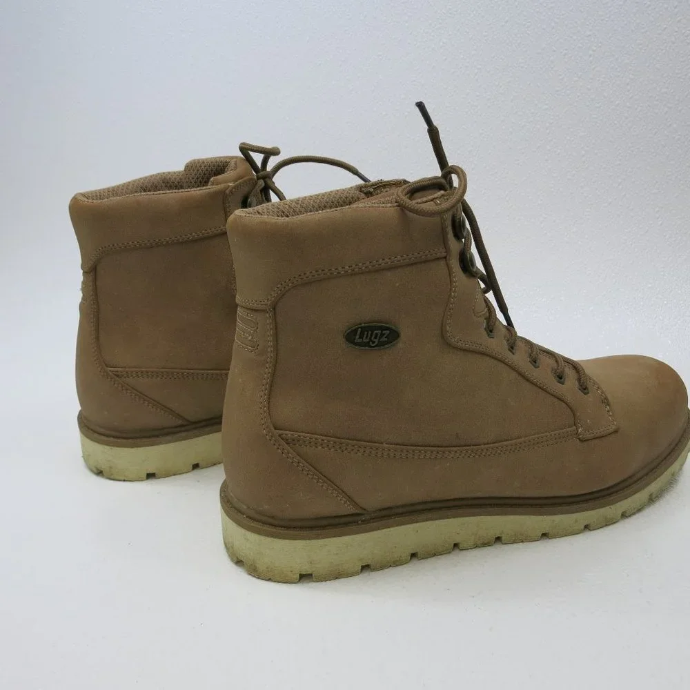 Lugz Nubuck Padded Leather Boots Hiking Work Boot Footwear Shoe's Men's Sz 13
